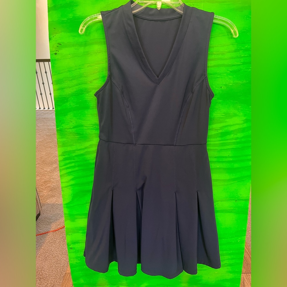 Chic Navy Sleeveless Mini Dress